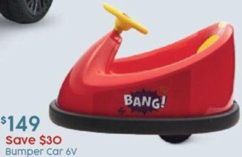 Target Bumper Car 6V offer
