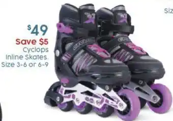 Target Cyclops Inline Skates offer