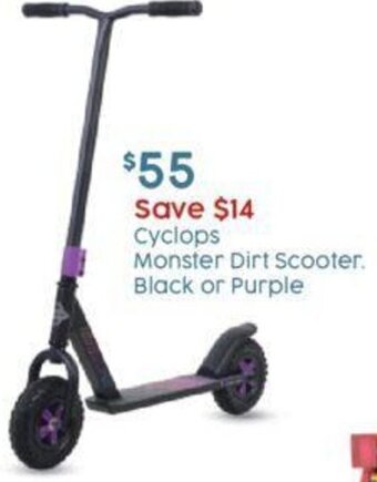 Target Cyclops Monster Dirt Scooter offer
