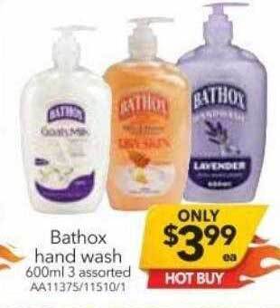 Bathox hand wash