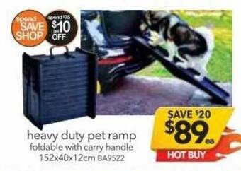 Cheap as Chips Heavy duty pet ramp offer