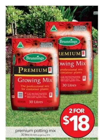 Cheap as Chips Premium potting mix offer