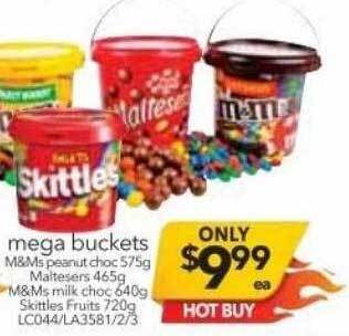 Cheap as Chips Mega buckets offer