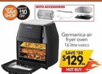 Cheap as Chips Germanica air fryer oven offer