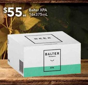 Ritchies Balter xpa offer