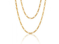 Shiels 9ct Yellow Gold Copperfilled 55cm Figaro Chain offer