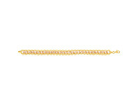 Shiels 9ct Yellow Gold & Rose Gold Curb Bracelet offer