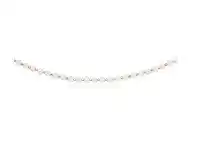 Freshwater Pearl and Rose Hematite Bead Strand with Rose Gold Plated Silver Clasp