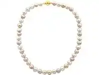 Shiels Gold Plated Sterling Silver Mixed Colour Freshwater Pearl Necklace offer