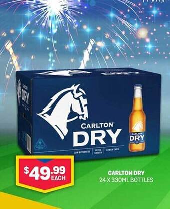 Bottlemart Carlton dry offer