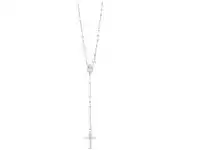 Shiels Rosary Bead 45cm Chain with Cross offer