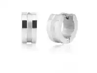 Shiels Forte Stainless Steel Hoop Earrings offer