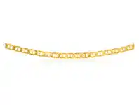 Shiels 9ct Yellow Gold Silver Filled 55cm Anchor Chain offer