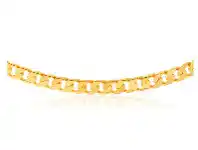 Shiels 9ct Yellow Gold 300 Gauge 55cm Curb Chain offer