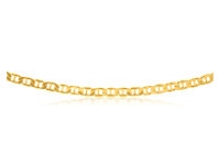 Shiels 9ct Yellow Gold Silver Filled 55cm Anchor Chain offer