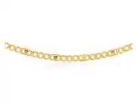 9ct Silver Filled Figaro 120 Gauge Chain 55cm