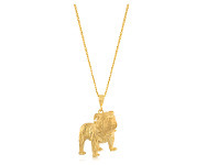 Shiels 9ct Yellow Gold Dog Pendant offer
