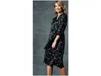 Harris Scarfe Leona Edmiston Ruby 3/4 Sleeve Midi Dress offer