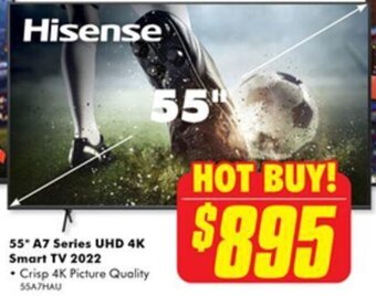 The Good Guys 55" A7 Series UHD 4K Smart TV 2022 offer
