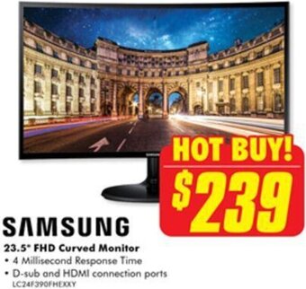 The Good Guys 23.5" FHD Curved Monitor offer