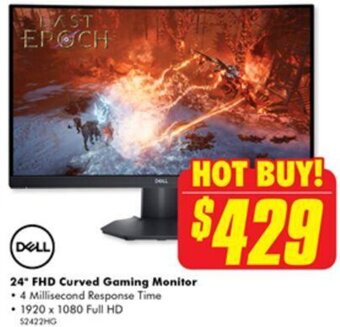 The Good Guys 24" FHD Curved GAming Monitor offer
