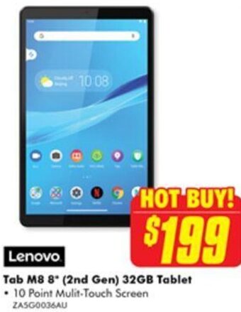 The Good Guys Tab M8 8" (2nd Gen) 32GB Tablet offer