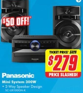 The Good Guys Panasonic Mini System 300W offer