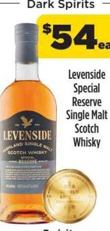 Liquorland Levenside special reserve single malt scotch whisky offer
