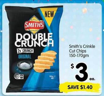 Spar Smith's crinkle cut chips offer