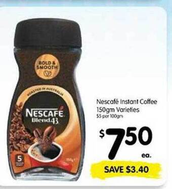 Spar Nescafé instant coffee offer