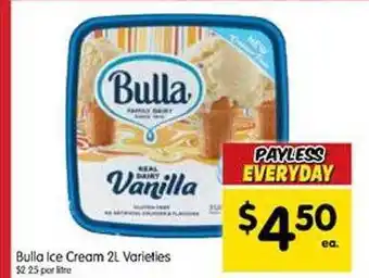 Spar Bulla ice cream offer