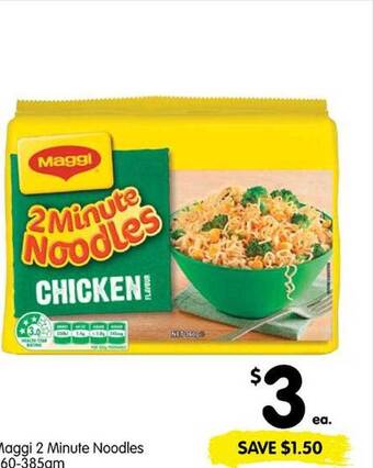Spar Maggi 2 minute noodles offer