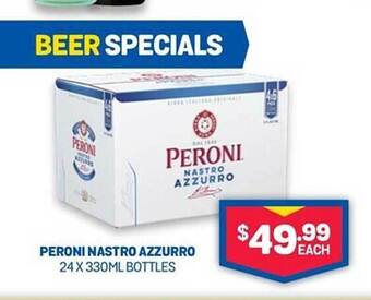 Bottlemart Peroni nastro azzurro offer