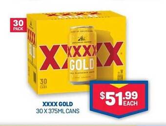 Bottlemart Xxxx gold offer