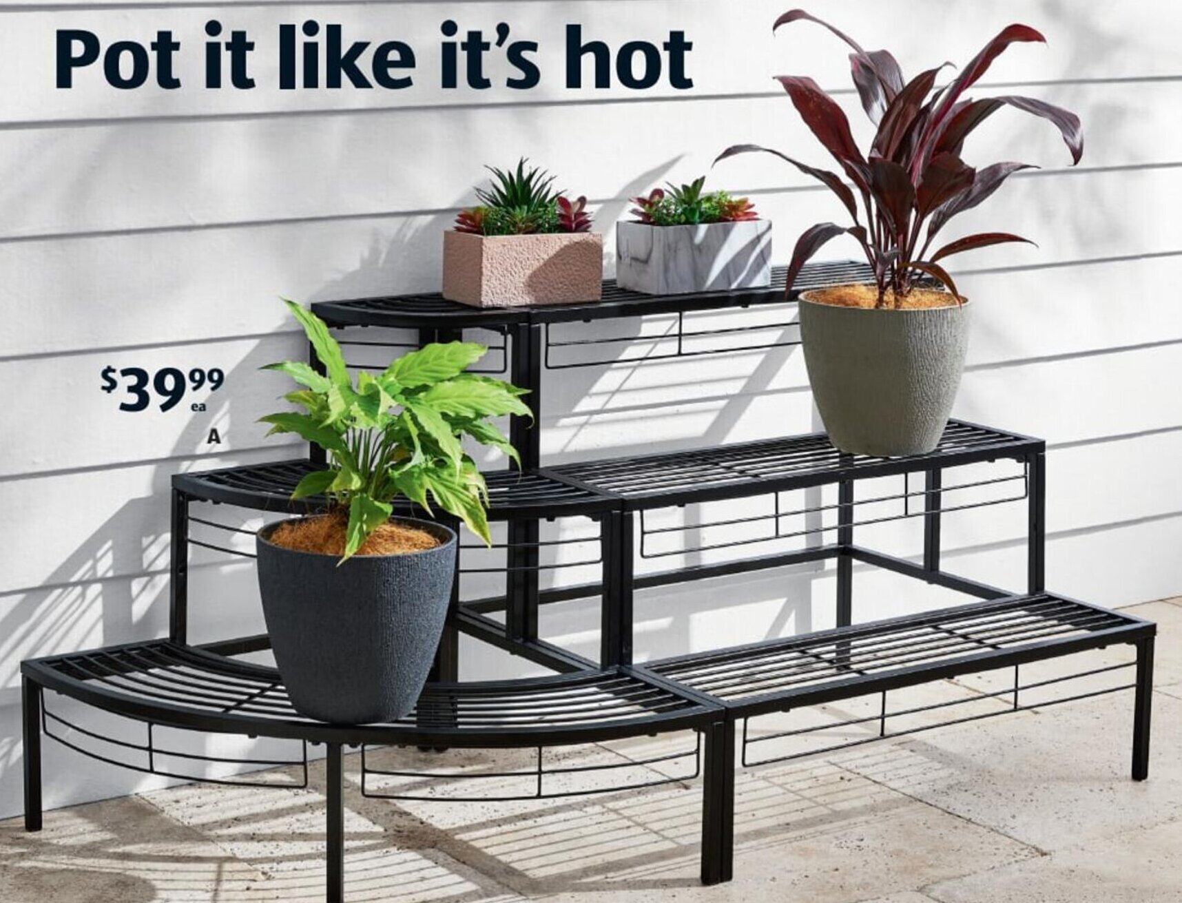 Decorative Flower Steps offer at ALDI