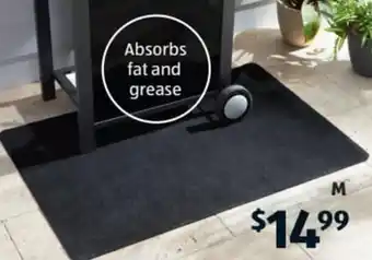 ALDI BBQ Floor Mat offer
