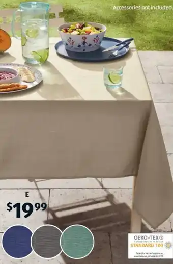 ALDI Outdoor Tablecloth offer