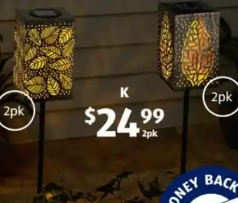 ALDI Solar Stake Light 2pk offer