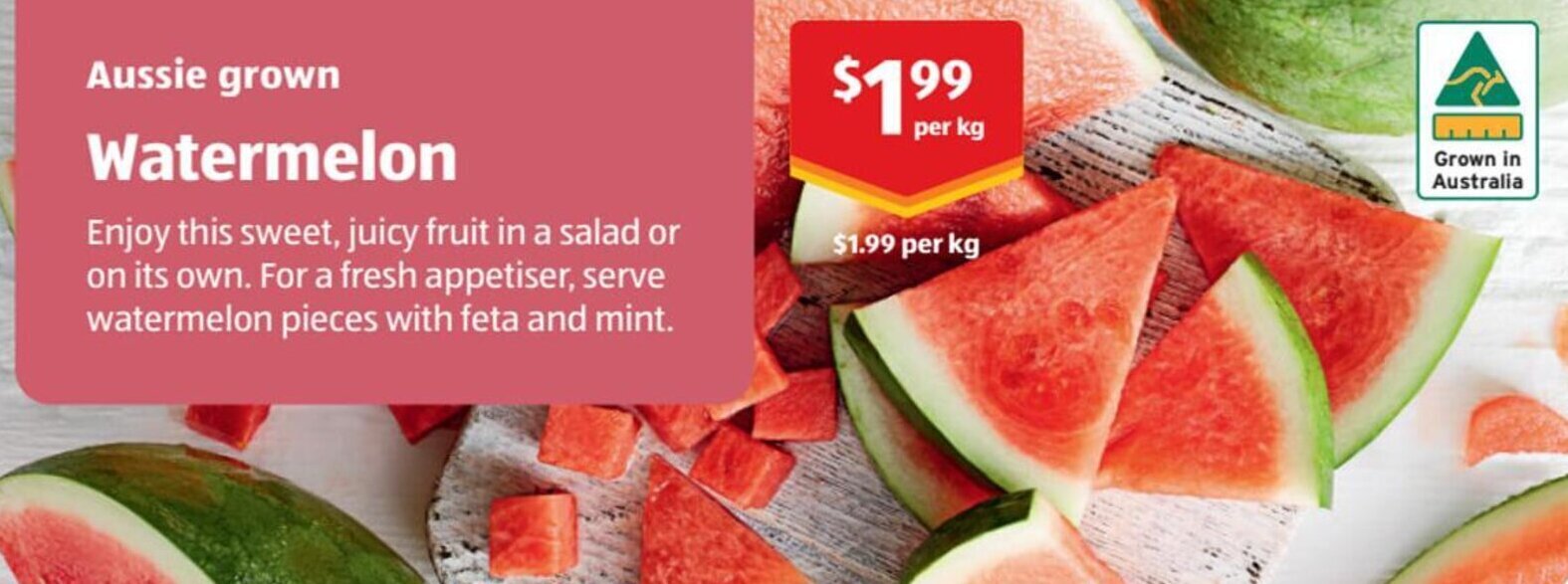 Watermelon offer at ALDI