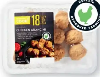 ALDI Ready, Set...Cook! RSPCA Approved Chicken Arancini 400g offer