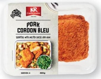 ALDI KR Castlemaine Pork Cordon Bleu 480g offer