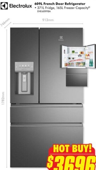 The Good Guys 609L French Door Refrigerator offer