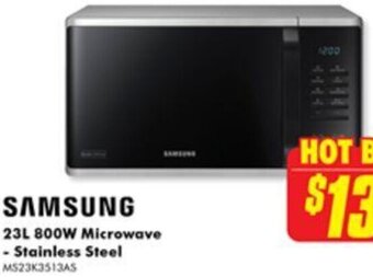 The Good Guys 23L 800W Microwave - Stainless Steel offer