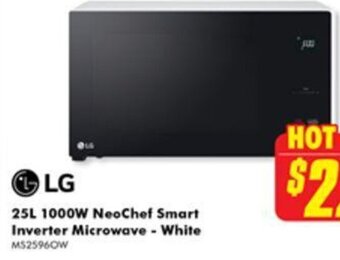 The Good Guys 25L 1000W NeoChef Smart Inverter Microwave - White offer