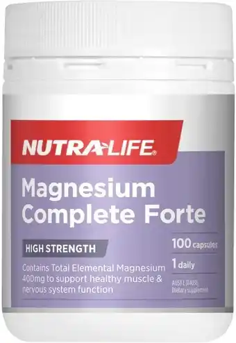 healthylife Nutralife magnesium complete forte, 100 caps offer