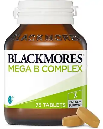 healthylife Blackmores mega b complex,  75 tablets offer