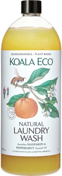 healthylife Koala eco laundry liquid mandarin & peppermint, 1l offer
