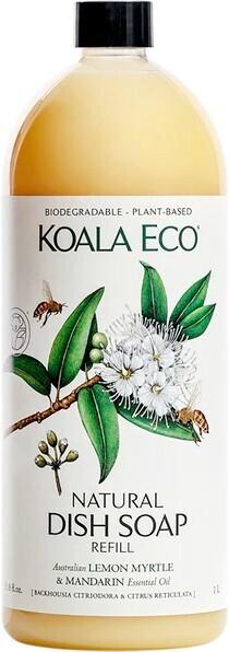 healthylife Koala eco dish soap lemon myrtle & mandarin, 1l offer