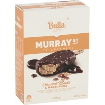 IGA Bulla Murray St Ice Creamery 4 Pack Selected Varieties offer