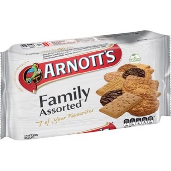IGA Arnott’s family assorted biscuits 500g offer
